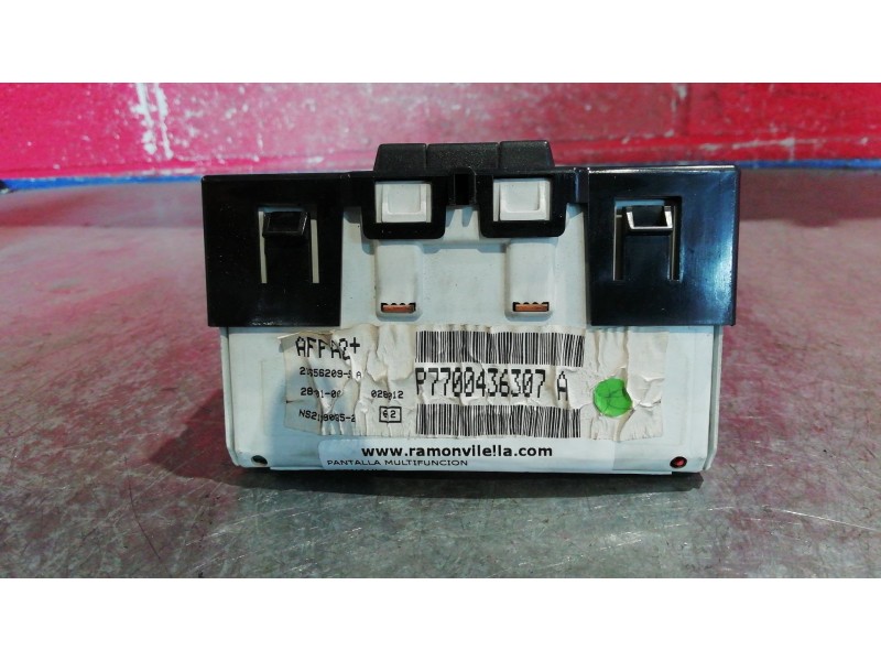 Recambio de pantalla multifuncion para renault megane i coupe fase 2 (da..) referencia OEM IAM P7700436307A  
