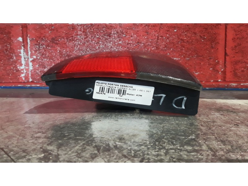 Recambio de piloto porton derecho para renault megane classic alize 1.6e referencia OEM IAM   