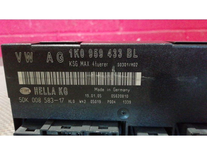 Recambio de centralita confort para volkswagen golf v berlina (1k1) highline | 10.03 - 12.08 highline | 10.03 - 12.08 referencia