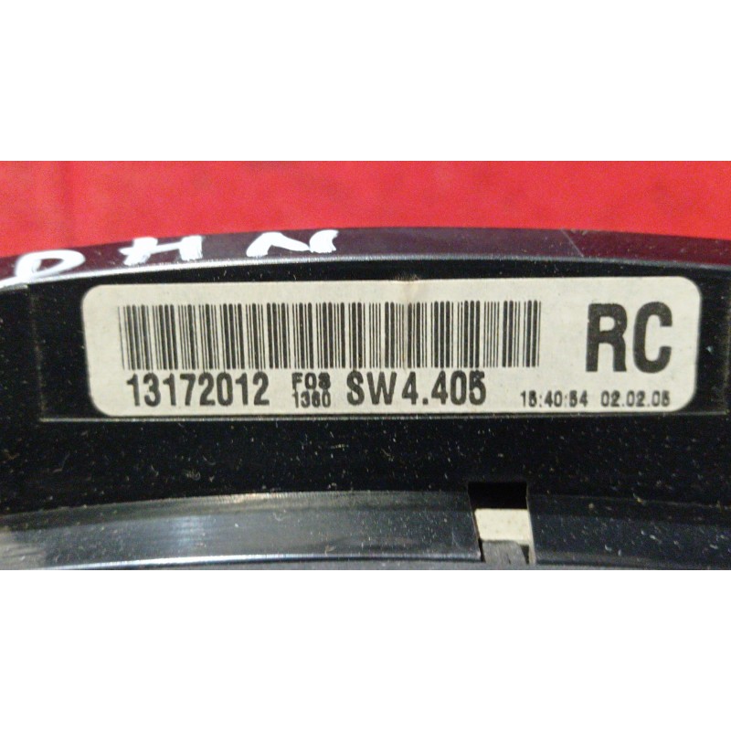 Recambio de cuadro instrumentos para opel astra h berlina cosmo | 01.04 - 12.07 cosmo | 01.04 - 12.07 referencia OEM IAM 1317201