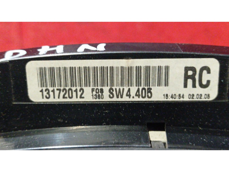 Recambio de cuadro instrumentos para opel astra h berlina cosmo | 01.04 - 12.07 cosmo | 01.04 - 12.07 referencia OEM IAM 1317201