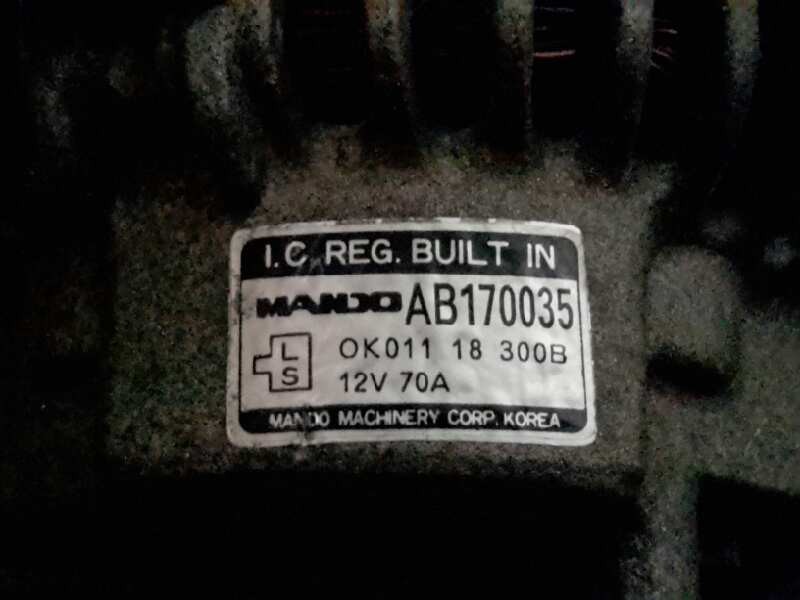 Recambio de alternador para kia sportage básico (5-ptas.) | 10.94 - 12.01 básico (5-ptas.) | 10.94 - 12.01 referencia OEM IAM 0K