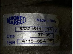 Recambio de alternador para fiat brava (182) 1.4 12v s | 0.95 - ... 1.4 12v s | 0.95 - ... referencia OEM IAM 63321611   2