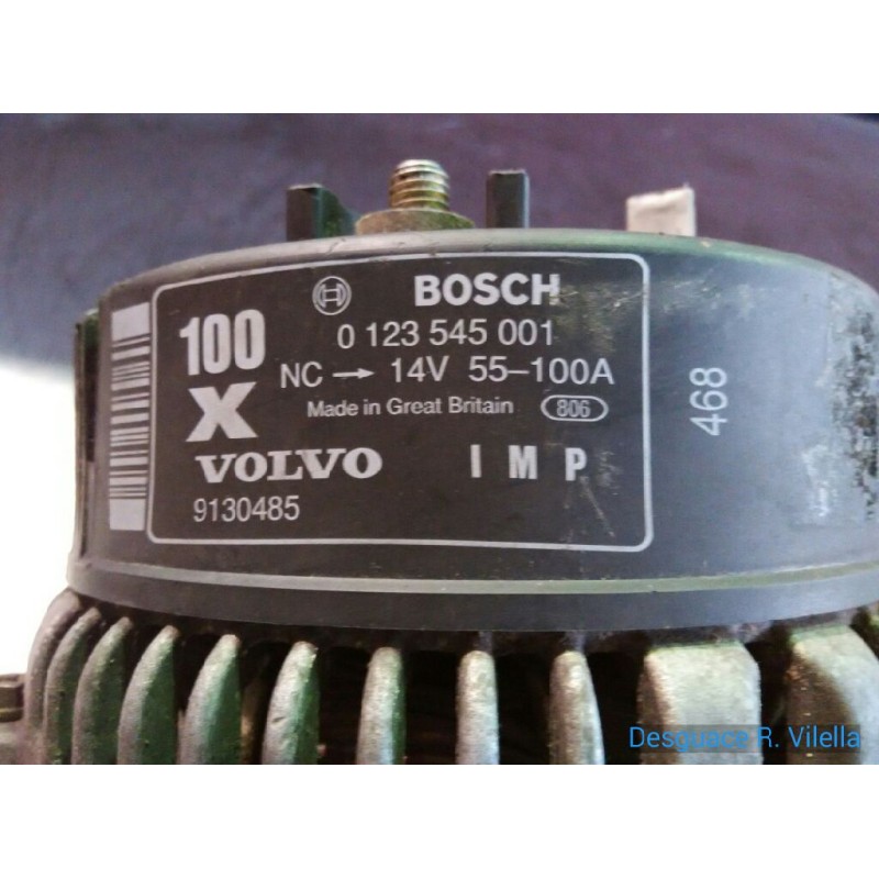 Recambio de alternador para volvo serie 850 t-5r berlina | 08.95 - ... t-5r berlina | 08.95 - ... referencia OEM IAM 0123545001 