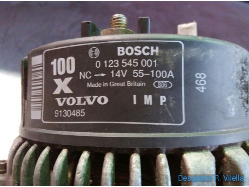Recambio de alternador para volvo serie 850 t-5r berlina | 08.95 - ... t-5r berlina | 08.95 - ... referencia OEM IAM 0123545001 