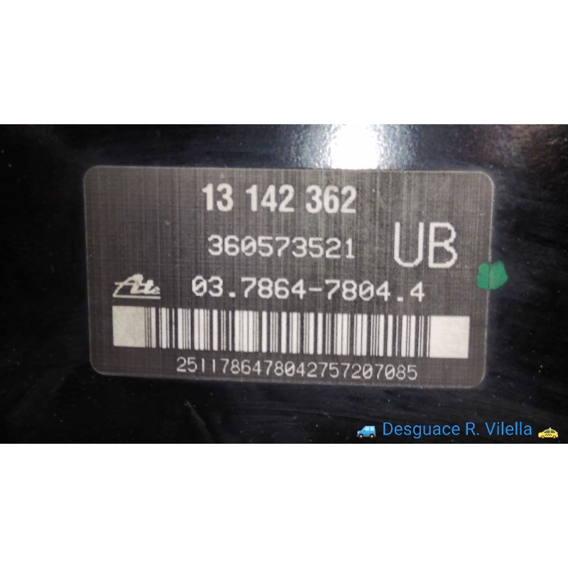 Recambio de servofreno para opel zafira b energy | 08.08 - 12.09 energy | 08.08 - 12.09 referencia OEM IAM 13142362  