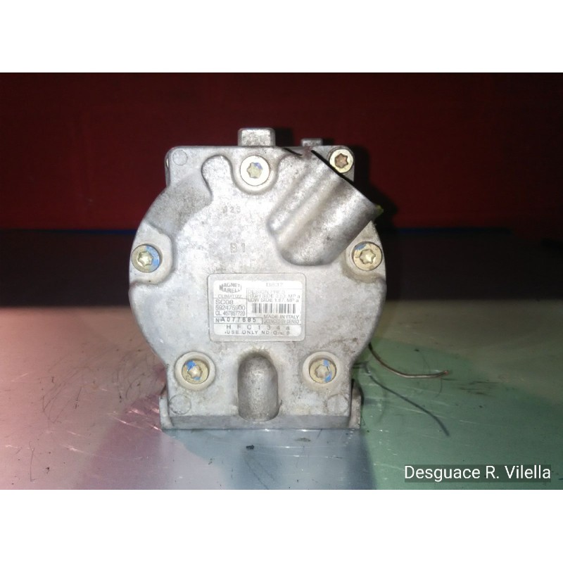 Recambio de compresor aire acondicionado para fiat punto berlina (188) 1.2 cat | 0.99 - 0.02 1.2 cat | 0.99 - 0.02 referencia OE