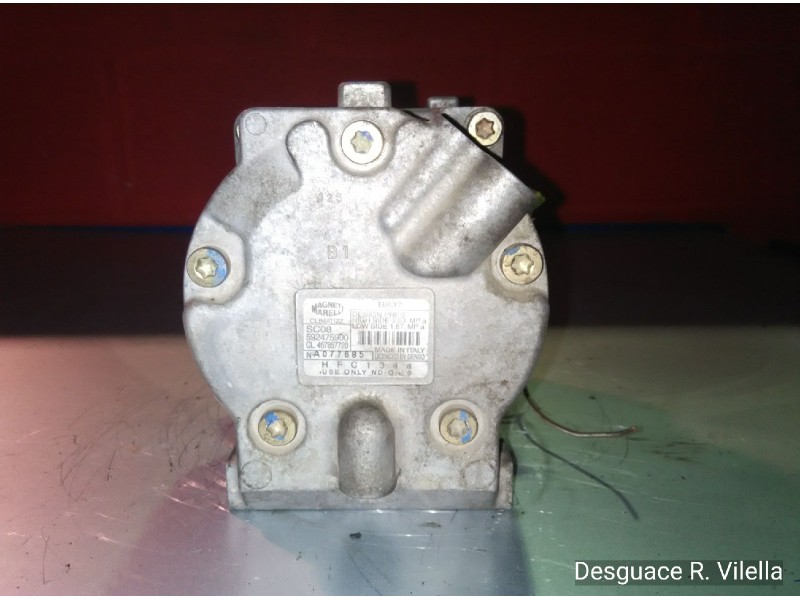 Recambio de compresor aire acondicionado para fiat punto berlina (188) 1.2 cat | 0.99 - 0.02 1.2 cat | 0.99 - 0.02 referencia OE