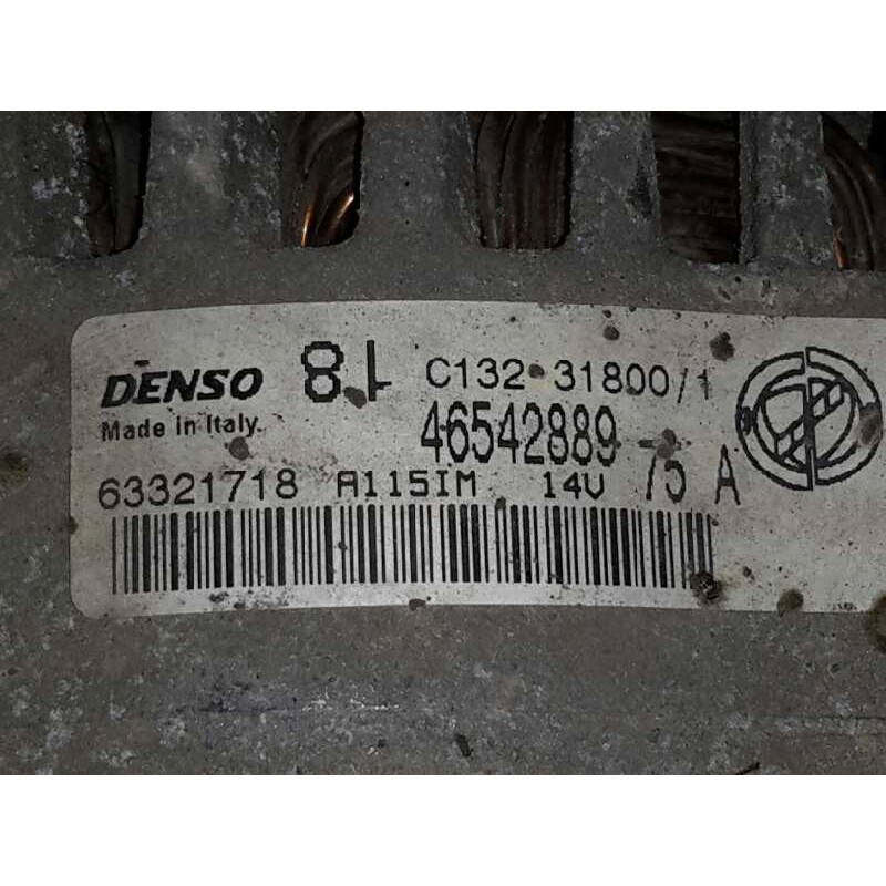 Recambio de alternador para fiat punto berlina (188) 1.2 cat | 0.99 - 0.02 1.2 cat | 0.99 - 0.02 referencia OEM IAM 46542889  