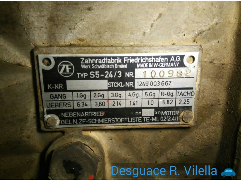 Recambio de caja cambios para renault master t 35 | 05.89 - ... referencia OEM IAM S5243  