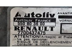 Recambio de centralita airbag para renault megane i fase 2 classic (la..) 1.6 16v authentique | 10.00 - 12.03 1.6 16v authentiqu 2