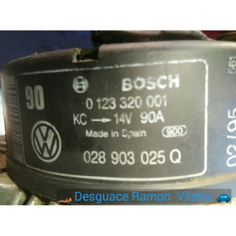 Recambio de alternador para seat cordoba berlina (6k2) glx | 02.93 - ... glx | 02.93 - ... referencia OEM IAM 0123320001 0289030