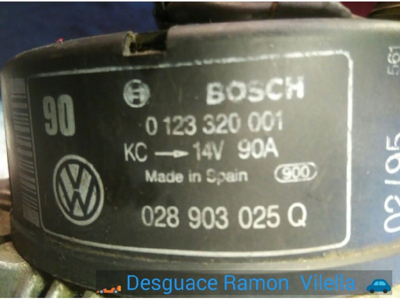 Recambio de alternador para seat cordoba berlina (6k2) glx | 02.93 - ... glx | 02.93 - ... referencia OEM IAM 0123320001 0289030