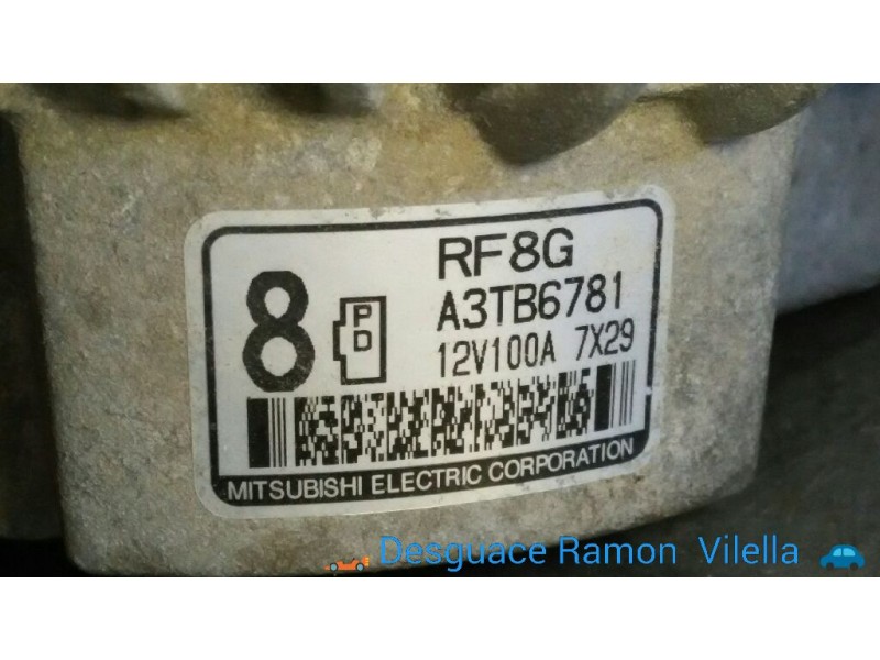 Recambio de alternador para mazda 5 berl. (cr) 2.0 crtd active+ (105kw) | 07.05 - 12.10 2.0 crtd active+ (105kw) | 07.05 - 12.10