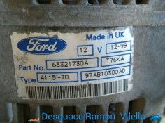 Recambio de alternador para ford fiesta courier furg. | 11.95 - 12.99 referencia OEM IAM 63321730A 97AB10300AD  2