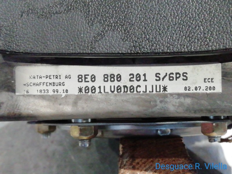 Recambio de airbag delantero izquierdo para audi a3 (8l) 1.9 tdi ambiente | 09.00 - 12.03 1.9 tdi ambiente | 09.00 - 12.03 refer