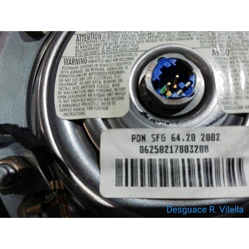 Recambio de airbag delantero izquierdo para audi a3 (8l) 1.9 tdi ambiente | 09.00 - 12.03 1.9 tdi ambiente | 09.00 - 12.03 refer