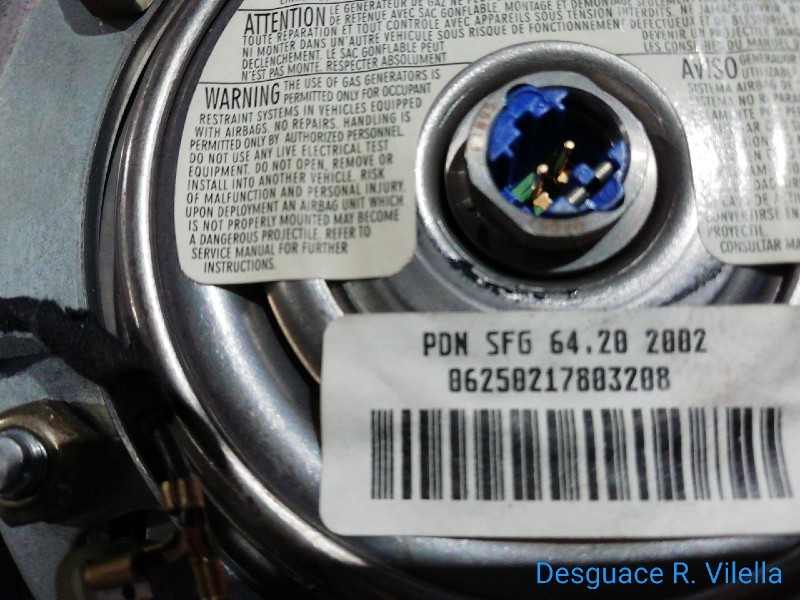 Recambio de airbag delantero izquierdo para audi a3 (8l) 1.9 tdi ambiente | 09.00 - 12.03 1.9 tdi ambiente | 09.00 - 12.03 refer