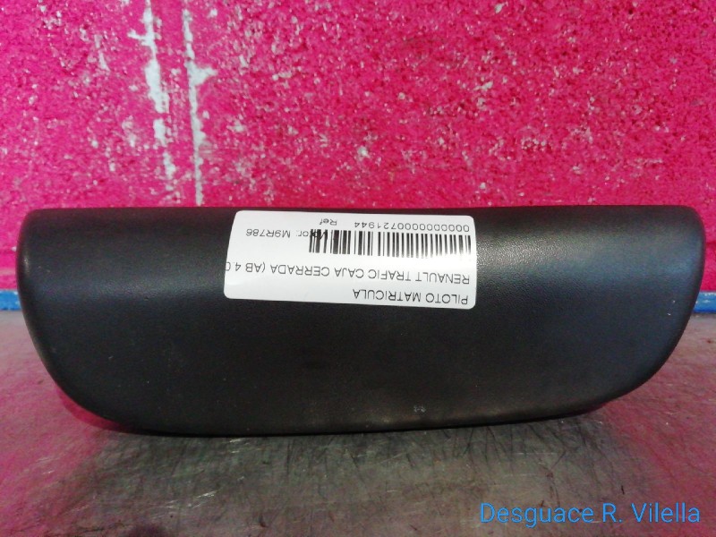 Recambio de piloto matricula para renault trafic caja cerrada (ab 4.01) l1h1 2,90t caja cerrada, corto | 04.01 - 12.11 l1h1 2,90