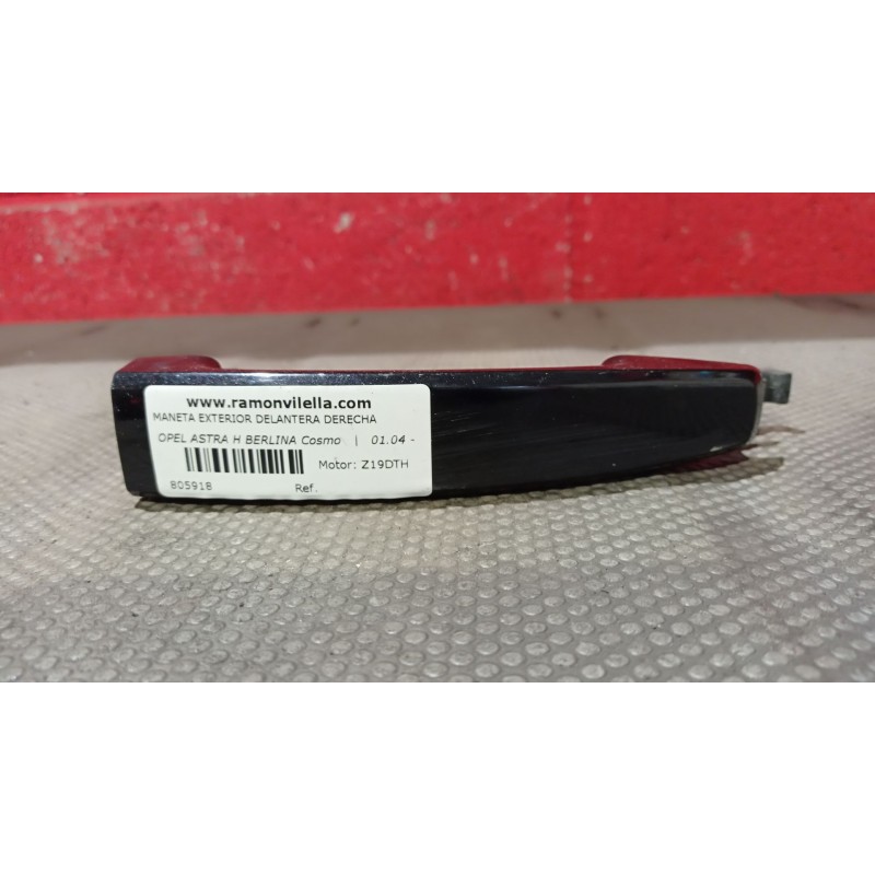 Recambio de maneta exterior delantera derecha para opel astra h berlina cosmo | 01.04 - 12.07 cosmo | 01.04 - 12.07 referencia O