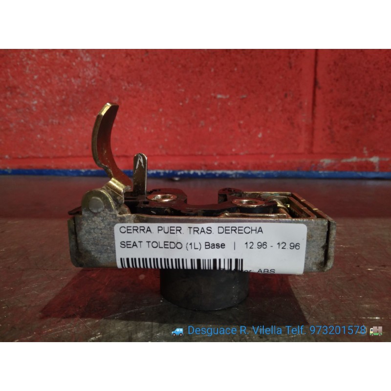 Recambio de cerra. puer. tras. derecha para seat toledo (1l) base | 12.96 - 12.96 base | 12.96 - 12.96 referencia OEM IAM   