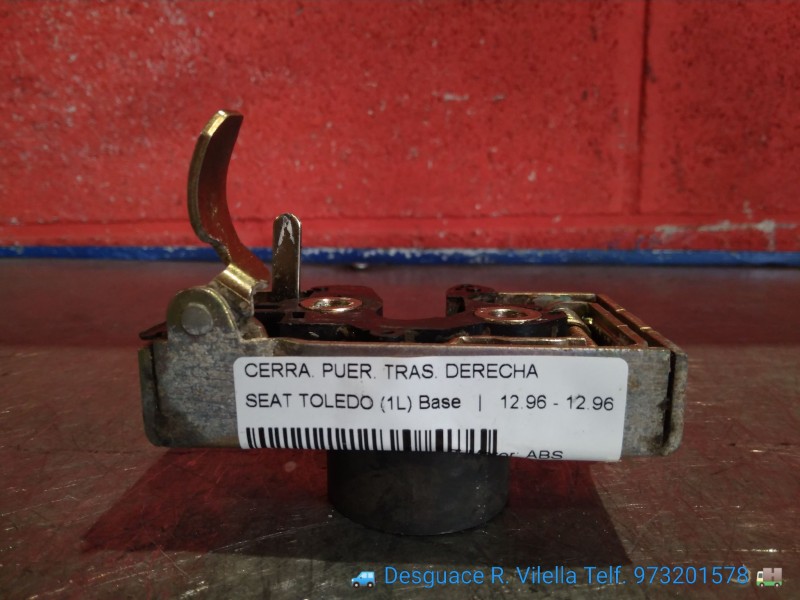 Recambio de cerra. puer. tras. derecha para seat toledo (1l) base | 12.96 - 12.96 base | 12.96 - 12.96 referencia OEM IAM   