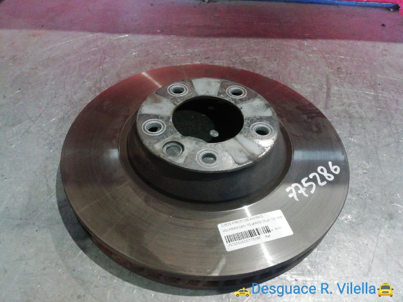 Recambio de disco freno delantero para volkswagen touareg (7la) tdi v10 | 11.02 - 12.06 referencia OEM IAM    Recambio de disco freno delantero para volkswagen touareg (7la) tdi v10 | 11.02 - 12.06 referencia OEM IAM