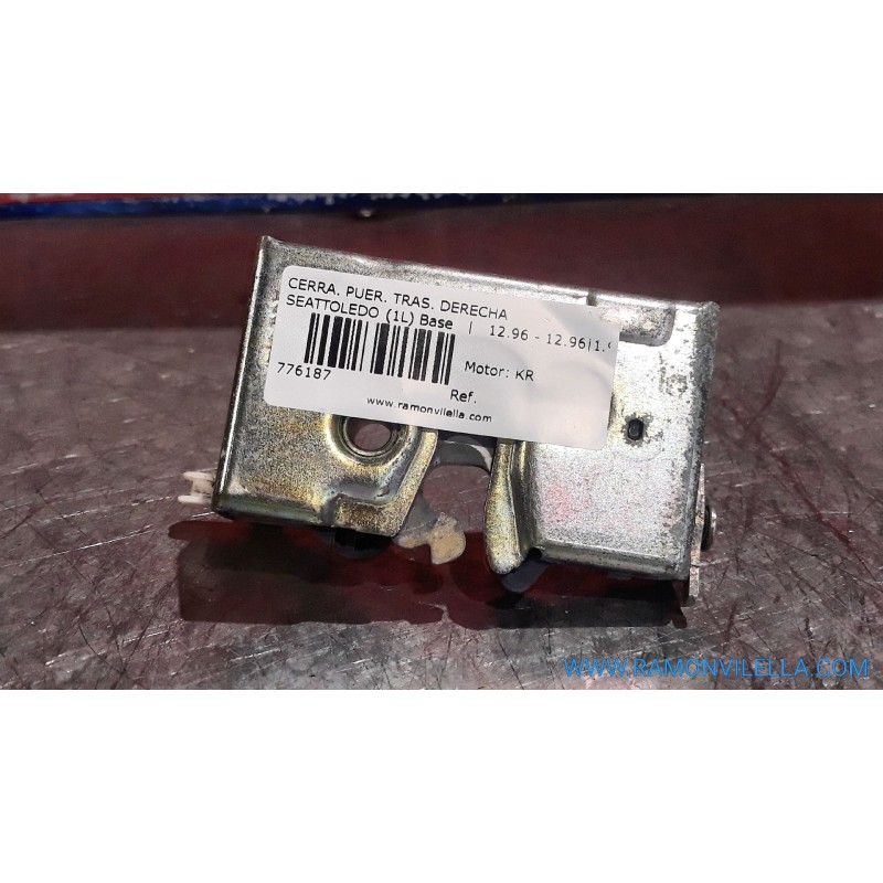 Recambio de cerra. puer. tras. derecha para seat toledo (1l) base | 12.96 - 12.96 base | 12.96 - 12.96 referencia OEM IAM   