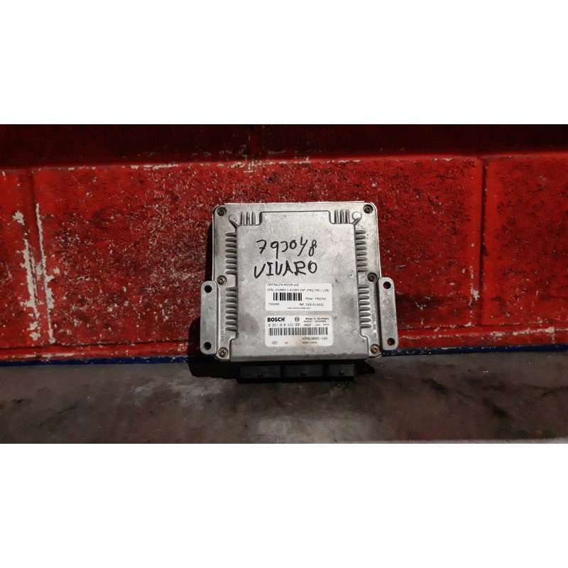 Recambio de centralita motor uce para opel vivaro 1.9 cdti cat (f9q-760 / l08) | 0.01 - 0.06 1.9 cdti cat (f9q-760 / l08) | 0.01