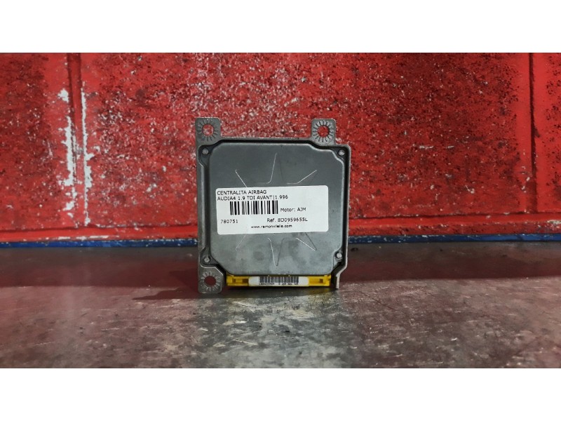 Recambio de centralita airbag para audi a4 1.9 tdi avant referencia OEM IAM 8D0959655L  