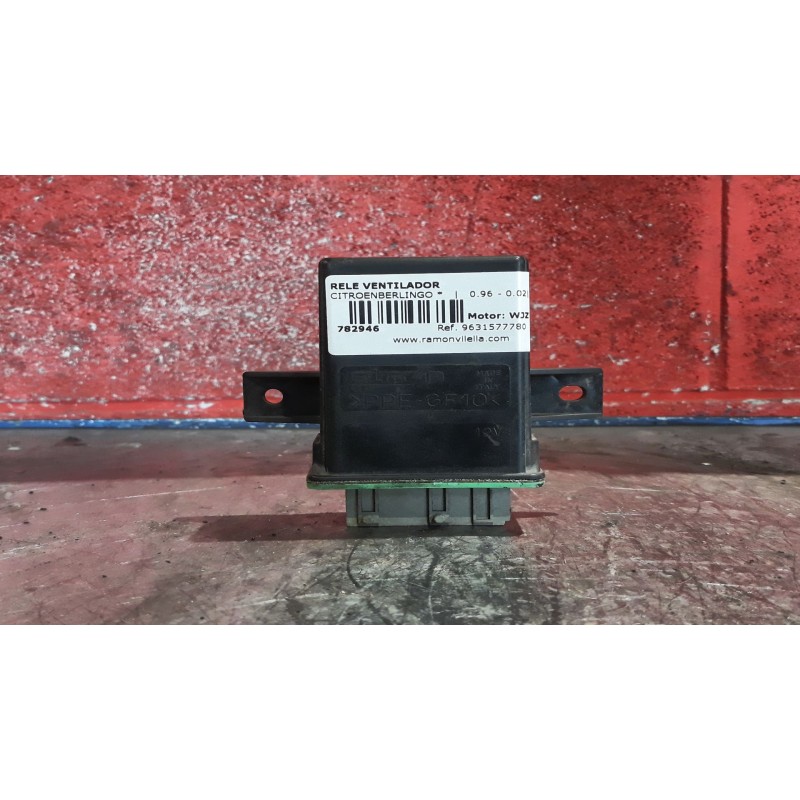 Recambio de rele ventilador para citroen berlingo  | 0.96 - 0.02  | 0.96 - 0.02 referencia OEM IAM 9631577780  