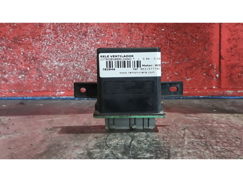 Recambio de rele ventilador para citroen berlingo  | 0.96 - 0.02  | 0.96 - 0.02 referencia OEM IAM 9631577780  