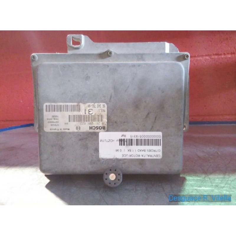 Recambio de centralita motor uce para citroen saxo 1.1 sx | 0.96 - ... 1.1 sx | 0.96 - ... referencia OEM IAM 0261204622 9630278