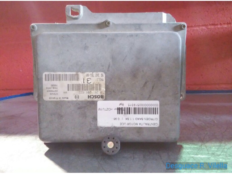 Recambio de centralita motor uce para citroen saxo 1.1 sx | 0.96 - ... 1.1 sx | 0.96 - ... referencia OEM IAM 0261204622 9630278