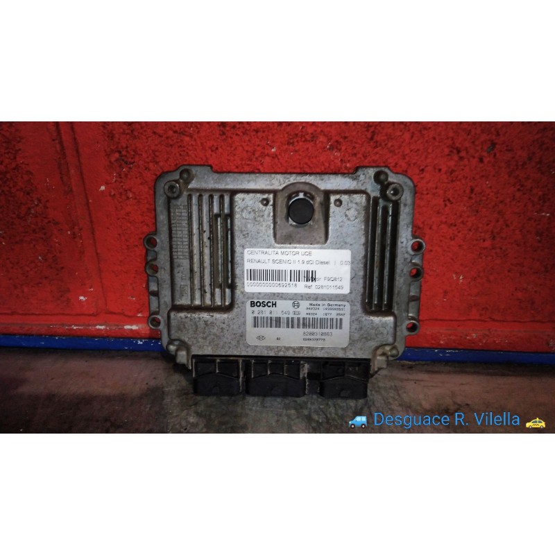 Recambio de centralita motor uce para renault scenic ii 1.9 dci diesel | 0.03 - 0.09 1.9 dci diesel | 0.03 - 0.09 referencia OEM