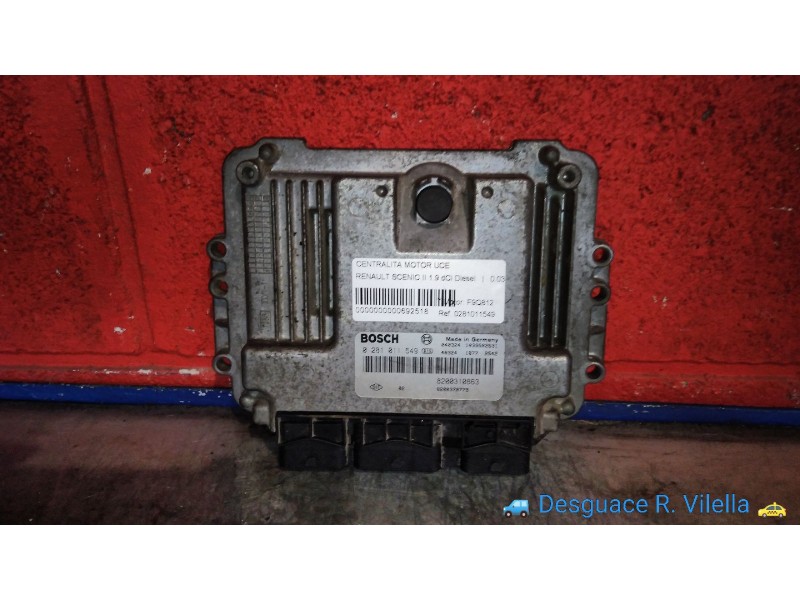 Recambio de centralita motor uce para renault scenic ii 1.9 dci diesel | 0.03 - 0.09 1.9 dci diesel | 0.03 - 0.09 referencia OEM