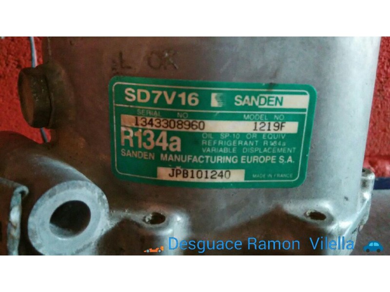 Recambio de compresor aire acondicio. para mg rover serie 25 (rf) classic (5-ptas.) | 01.00 - ... classic (5-ptas.) | 01.00 - ..