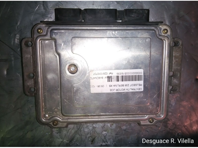 Recambio de centralita motor uce para peugeot 206 berlina xs | 06.98 - 12.07 xs | 06.98 - 12.07 referencia OEM IAM 0281010707 96