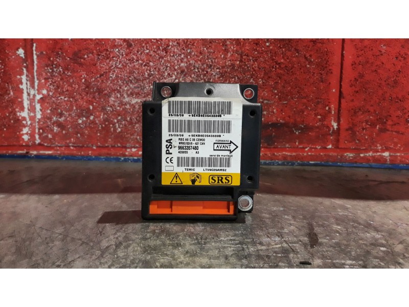 Recambio de centralita airbag para citroen c3 hdi 70 furio | 04.02 - 12.09 hdi 70 furio | 04.02 - 12.09 referencia OEM IAM 96633