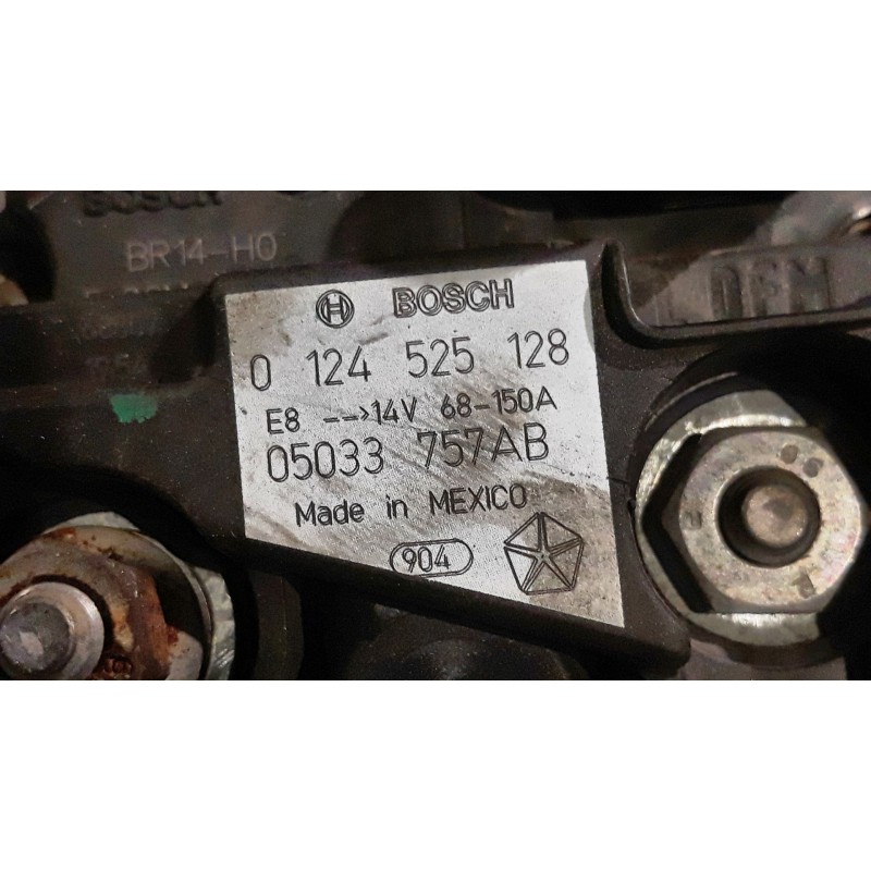Recambio de alternador para dodge caliber  | 0.06 - ...  | 0.06 - ... referencia OEM IAM 0124525128 05033757AB 
