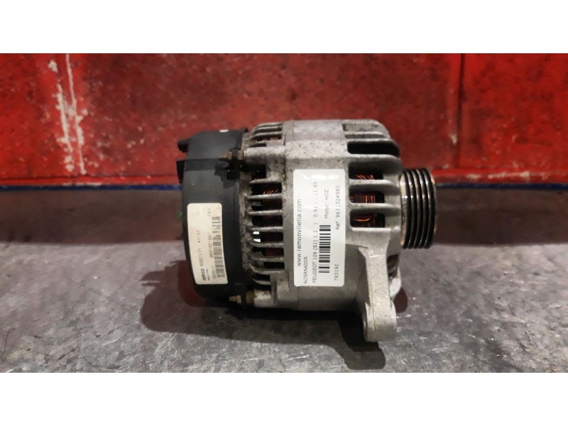 Recambio de alternador para peugeot 106 (s1) 1.1 | 0.91 - ... 1.1 | 0.91 - ... referencia OEM IAM 9631324980 63321671 