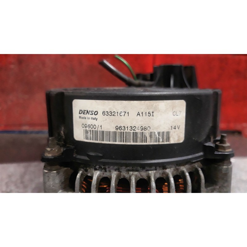 Recambio de alternador para peugeot 106 (s1) 1.1 | 0.91 - ... 1.1 | 0.91 - ... referencia OEM IAM 9631324980 63321671 