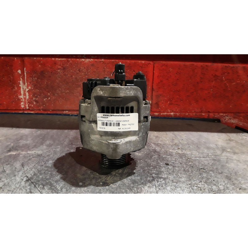 Recambio de alternador para renault espace / grand espace (je0) 1.9 dti diesel cat referencia OEM IAM A13VI249  
