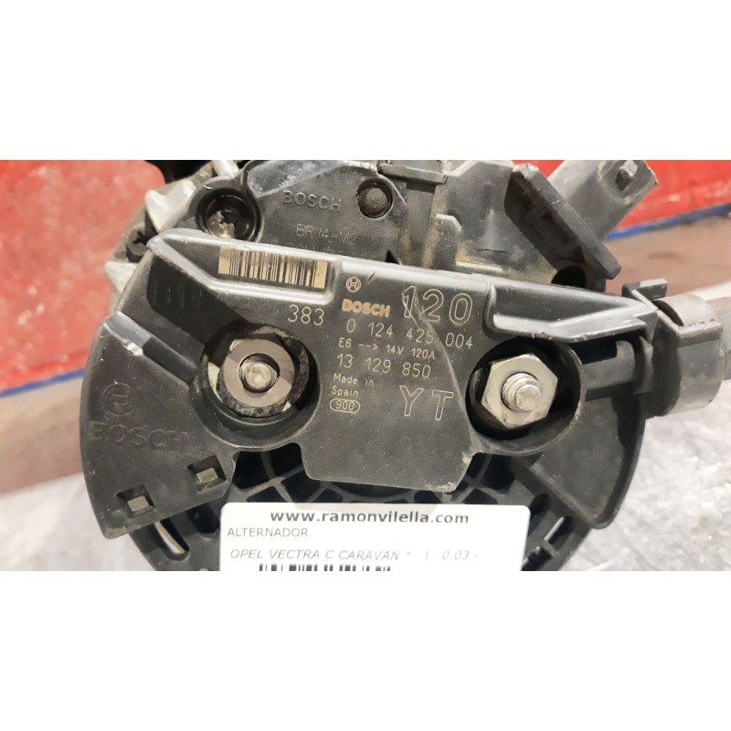 Recambio de alternador para opel vectra c caravan  | 0.03 - 0.05  | 0.03 - 0.05 referencia OEM IAM 0124425004 13129850 