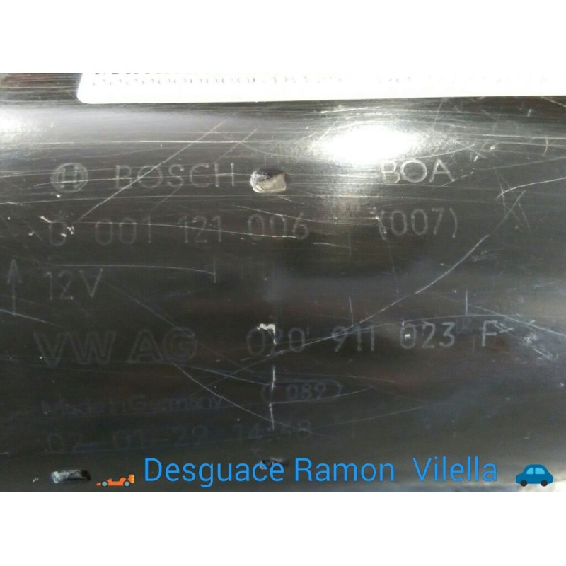 Recambio de motor arranque para audi a3 (8l) 1.6 attraction | 04.00 - 12.03 1.6 attraction | 04.00 - 12.03 referencia OEM IAM 00