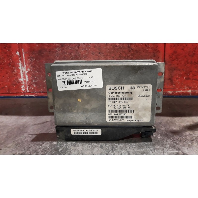 Recambio de centralita cambio automatico para peugeot 607 (s1) básico | 12.00 - 12.04 básico | 12.00 - 12.04 referencia OEM IAM 