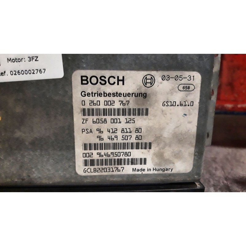 Recambio de centralita cambio automatico para peugeot 607 (s1) básico | 12.00 - 12.04 básico | 12.00 - 12.04 referencia OEM IAM 