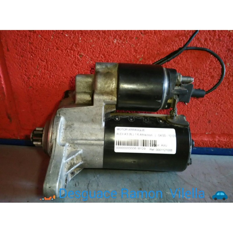 Recambio de motor arranque para audi a3 (8l) 1.6 attraction | 04.00 - 12.03 1.6 attraction | 04.00 - 12.03 referencia OEM IAM 00