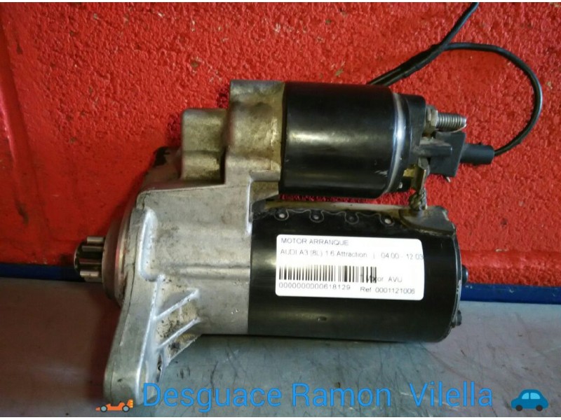 Recambio de motor arranque para audi a3 (8l) 1.6 attraction | 04.00 - 12.03 1.6 attraction | 04.00 - 12.03 referencia OEM IAM 00
