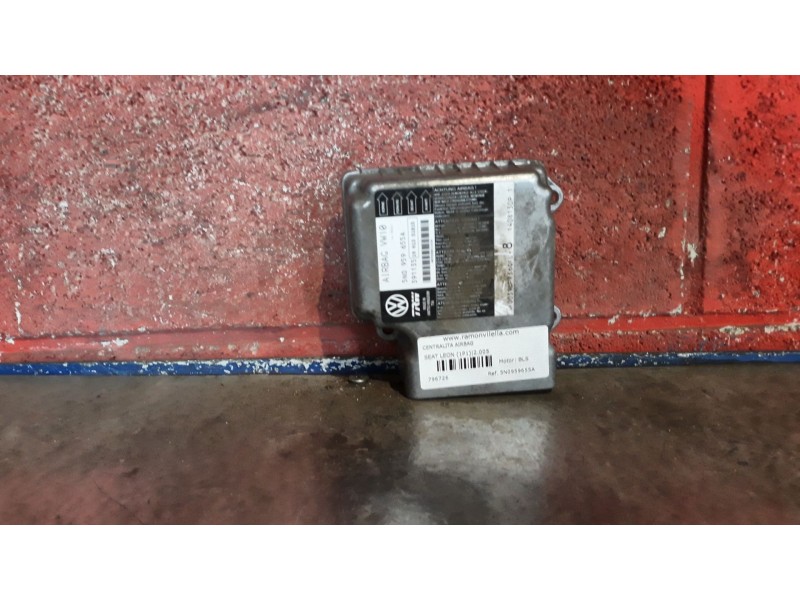 Recambio de centralita airbag para seat leon (1p1) reference referencia OEM IAM 5N0959655A 391135  Recambio de centralita airbag para seat leon (1p1) reference referencia OEM IAM 5N0959655A 391135